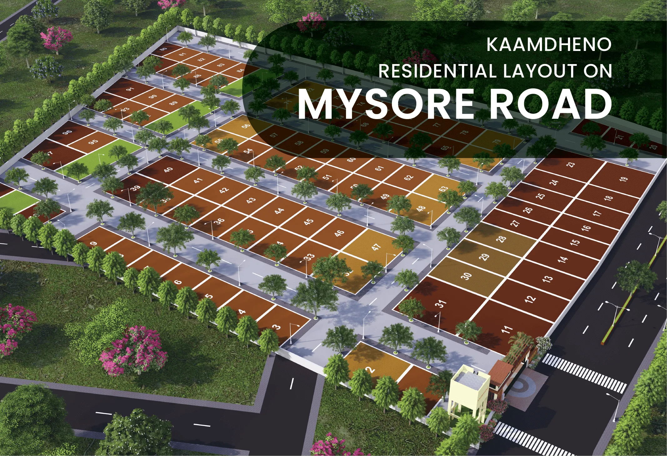 BMRDA approved plots for sale near Mysore Road