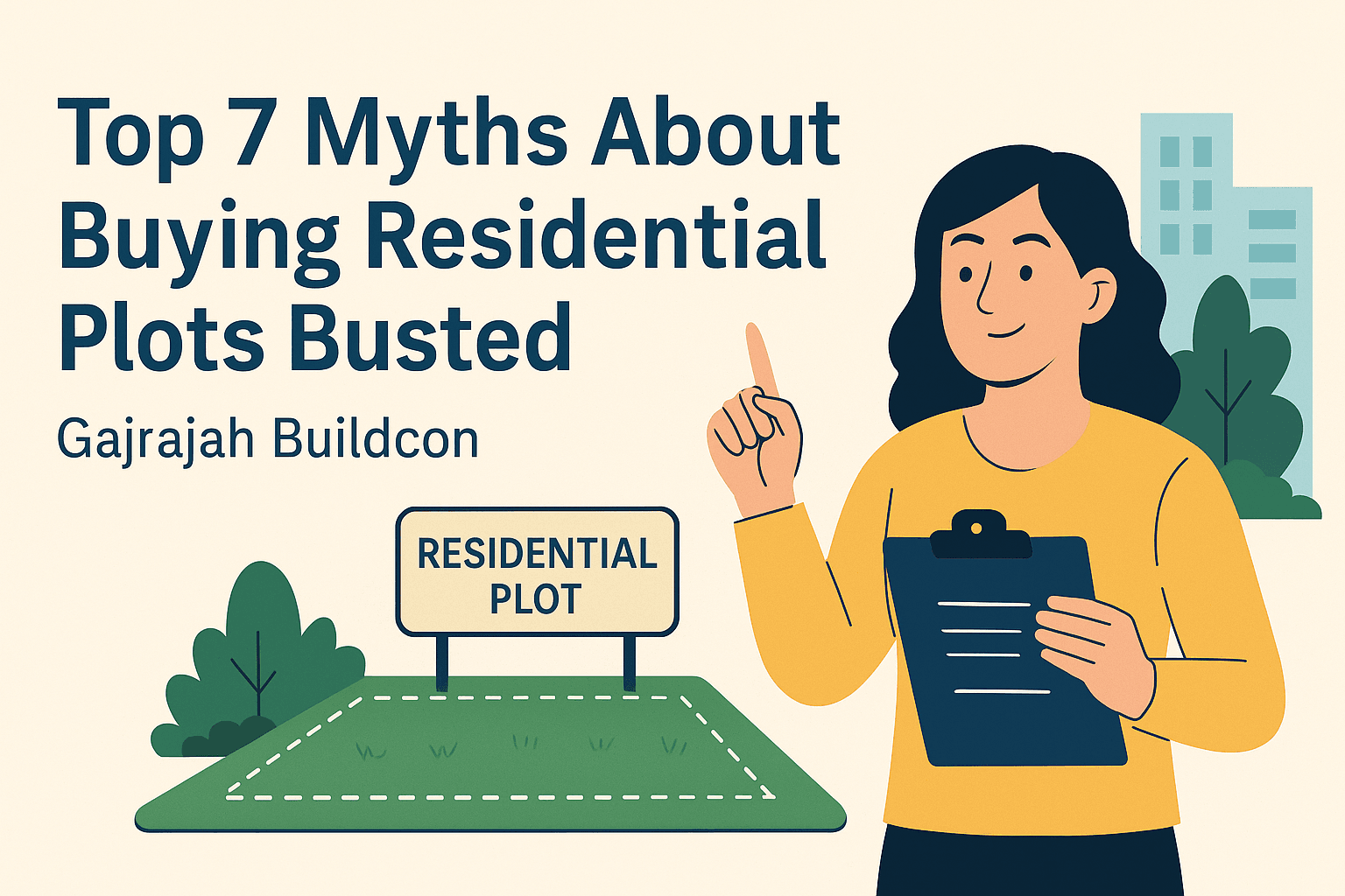 Top 7 Myths About Buying Residential Plots Busted 1 buying residential plots