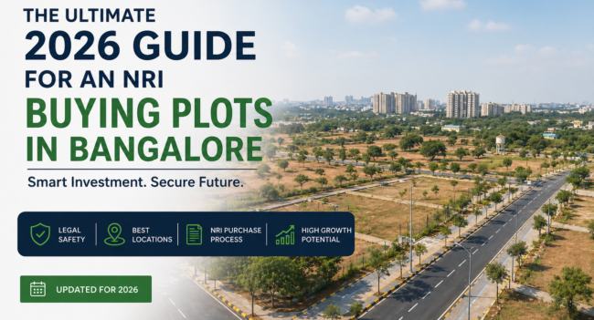 NRI Buying Plots in Bangalore