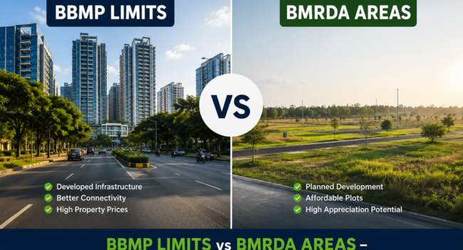 BBMP Limits vs BMRDA Areas