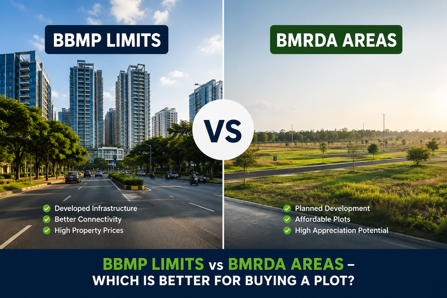BBMP Limits vs BMRDA Areas